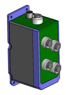 Stepper Motor Controller with PLC, CANopen and 8IO.