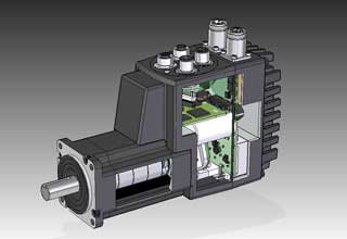 Smart motors like MAC integrated servomotors in one compact unit