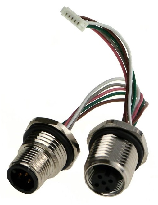 Cable 65mm for CANBUS M12 Male and M12 Fem