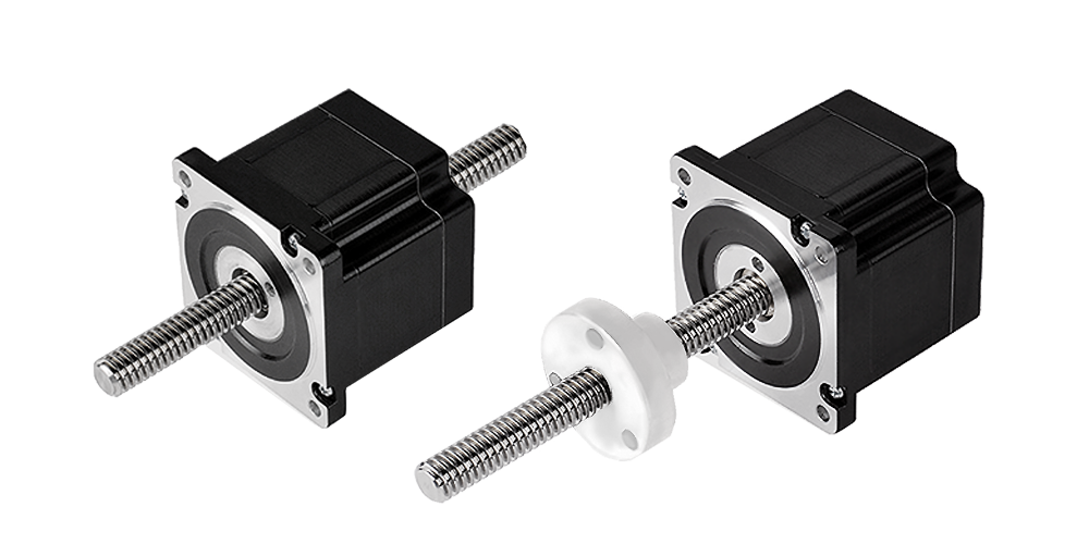 The JVL stepper motor linear actuator is available in non-captive, external linear and captive options.