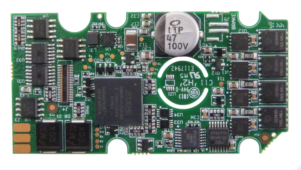 MIS integrated steppermotor developed by danish JVL A/S.