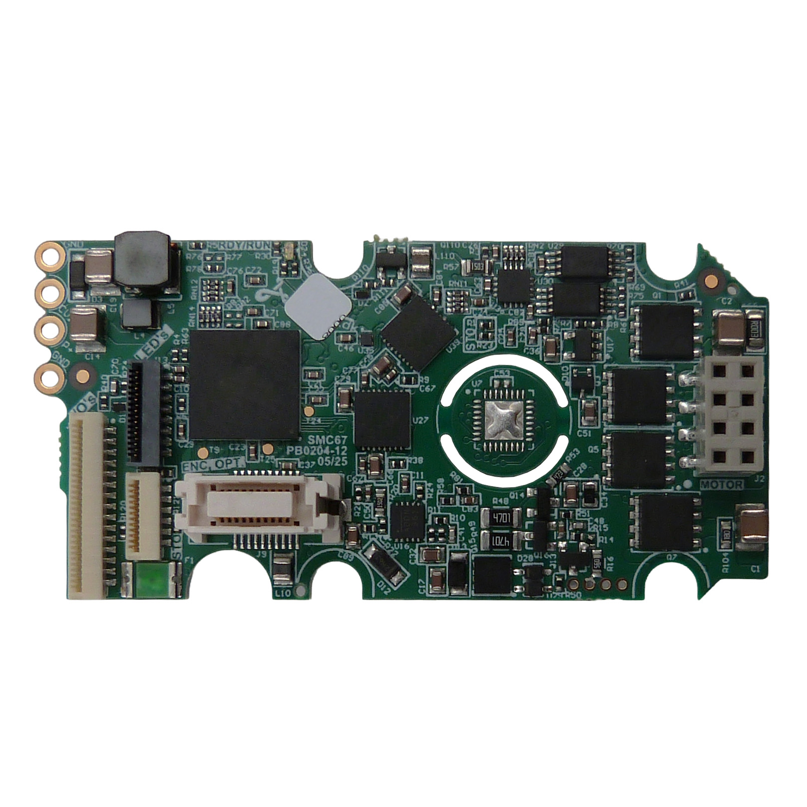 MIS integrated steppermotor developed by danish JVL industri elektronik.